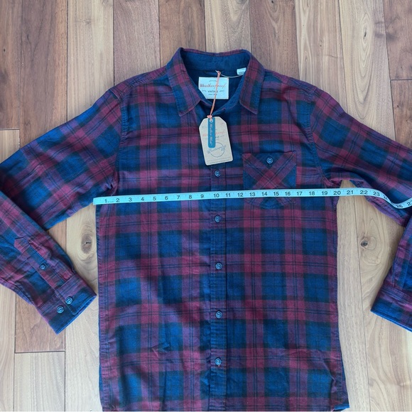 Weatherproof Vintage Plaid Button Down Shirt Men Size S NWT - Picture 6 of 8